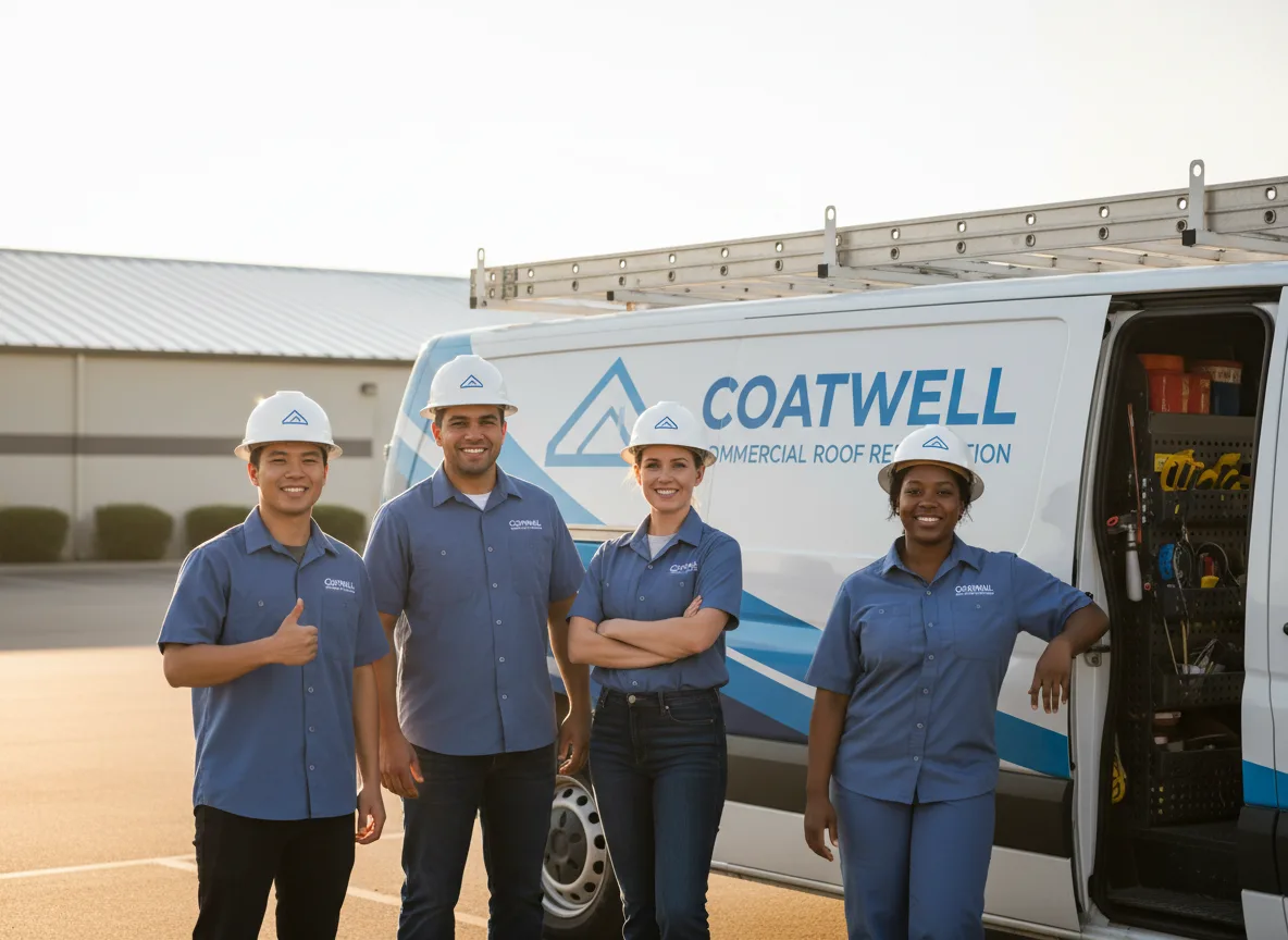 Commercial roof coating company in Metcalf, IL